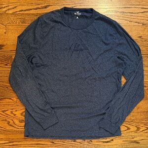 Hollister Navy Long Sleeve Shirt